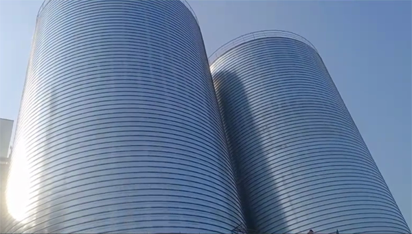 兴业2座混凝土高架卷板仓